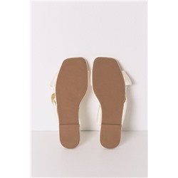 Zapatillas casa satén nudo amarillas