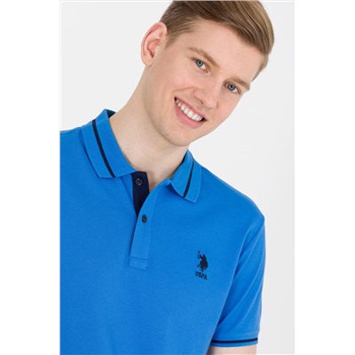 Erkek Saks Basic Polo Yaka Tişört