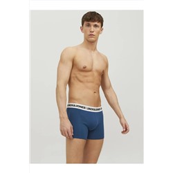 Jack & Jones Logo Detayli 3'lü Boxer Paketi- Rikki