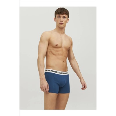 Jack & Jones Logo Detayli 3'lü Boxer Paketi- Rikki