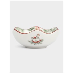 Салатник, 16х6 см, 420 мл, керамика D, красный, Лошадка, Festival