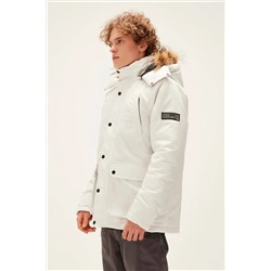 Bad Bear Rock Rabbit Off-white Beyaz Erkek Kapüşonlu Mont
