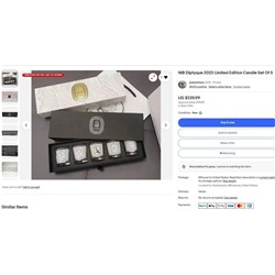 Diptyqu*e набор арома свечей, экспорт Цена на оф сайте 139 💵