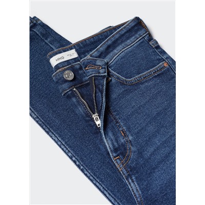 Jeans skinny tiro alto