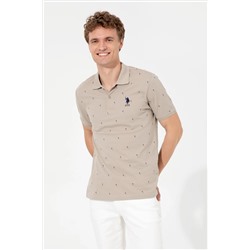 Erkek Haki Polo Yaka Tişört