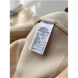 Трикотажный мужской пуловер в полоску ЛАКОСТ*Е