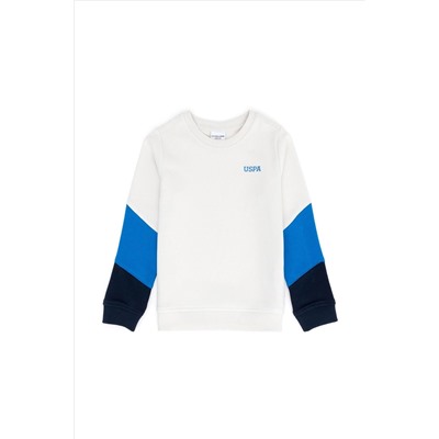 Erkek Çocuk Taş Bisiklet Yaka Sweatshirt