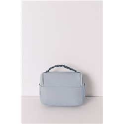 Neceser grande azul vivo flores