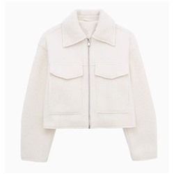 Женская короткая куртка букле