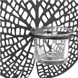 Wanddeko mit einem Teelichthalter