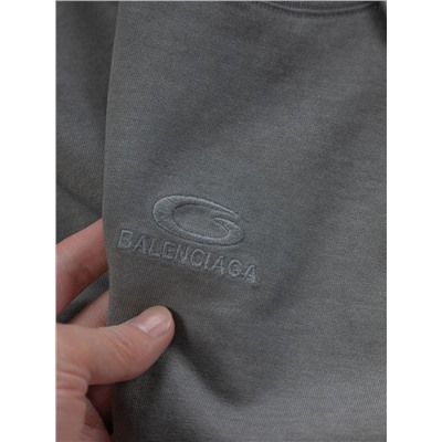 Крутая футболка из плотного хлопка 2 цвета Balenciag*a