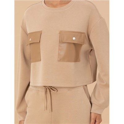 Bej Sweatshirt