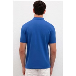 Erkek Saks Basic Polo Yaka Tişört
