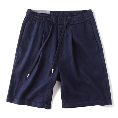 Мужские льняные шорты в стиле old money  (3 цвета)