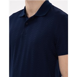 Lacivert Slim Fit Polo Yaka Tişört