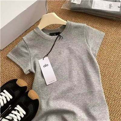 Женская хлопковая футболка AL*O