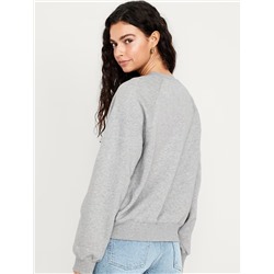 Vintage Crew-Neck Logo-Graphic Sweatshirt