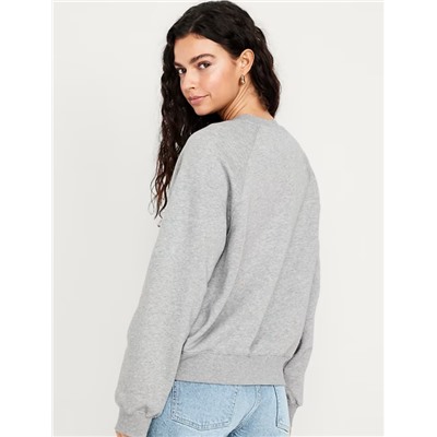 Vintage Crew-Neck Logo-Graphic Sweatshirt