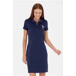 Kadın Lacivert Örme Elbise