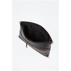 Bandolera de piel Arreone - Negro