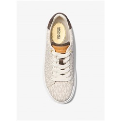 Michael Kors Outlet Romey Two-Tone Logo Platform Sneaker
