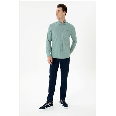 Erkek Lacivert Kanvas Pantolon