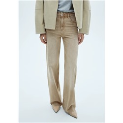 Jeans Danila wide leg tiro alto