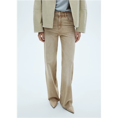 Jeans Danila wide leg tiro alto