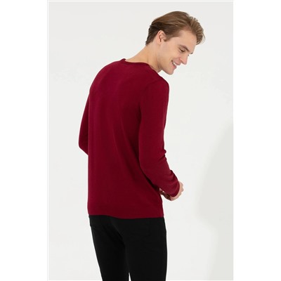 Erkek Vişne Basic Kazak