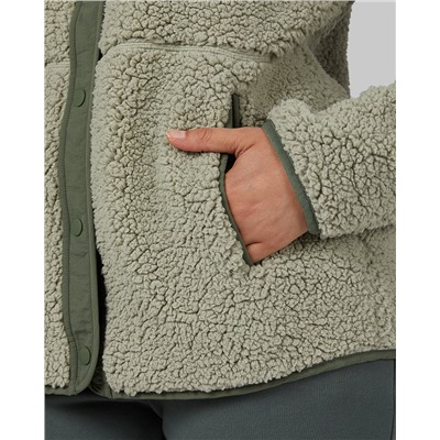 WOMEN'S COZY SHERPA SNAP JACKET