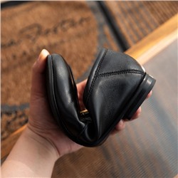 Мягкие женские кожаные лоферы