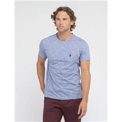 END ON END STRIPE SLUB JERSEY T-SHIRT