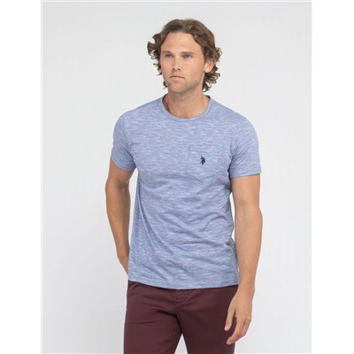 END ON END STRIPE SLUB JERSEY T-SHIRT