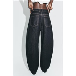 TRF BARREL HIGH-WAIST JEANS