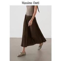 Однотонная плиссированная юбка Massim*o Dutt*i
