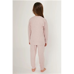 Kız Çocuk Pembe Pijama Takımı