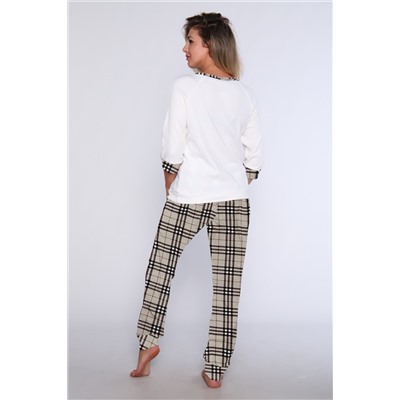 Женский домашний костюм с брюками 66