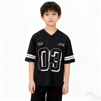 Детская спортивный быстросохнущая футболка  H*M 🖤  Состав: 100% полиэстер