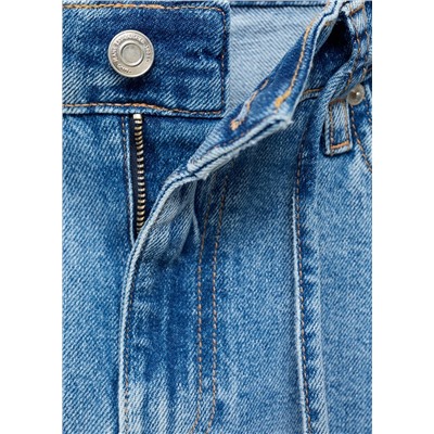 Jeans wideleg tiro bajo cinturón