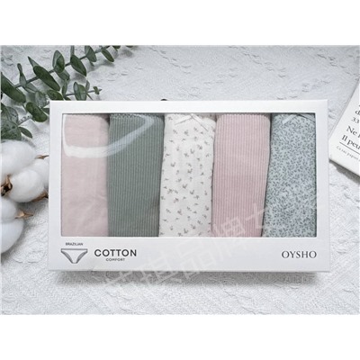 Набор из 7 хлопковых трусиков бразилиана  Oysh*o