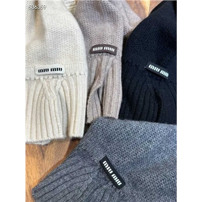 Кашемировый капор / балаклава МИУ МИ*У