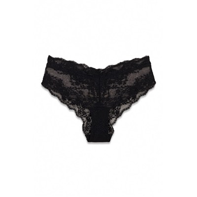 Braga ancha brasileña encaje negra