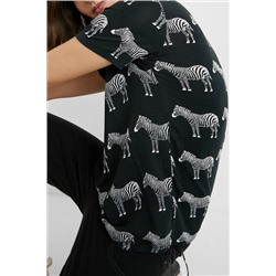 Camiseta manga corta zebras