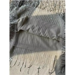 Платье с блестками на тонких бретелях H&*M