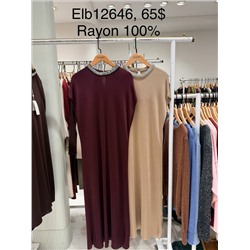 Платье ELB12646 бордо