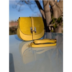 Итальянская сумка из натуральной кожи от AB.ZAPATOS PELLE · 2704 Amarillo
