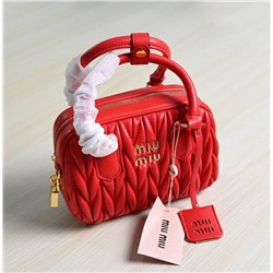 Мягкая стеганая металлическая сумка МИУ МИ*У