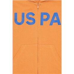 Erkek Çocuk Turuncu Basic Sweatshirt