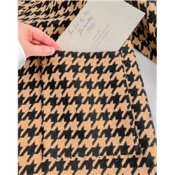 Винтажное шерстяное полу пальто с рыхлым силуэтом и лацканом ТОП СЕКРЕТ