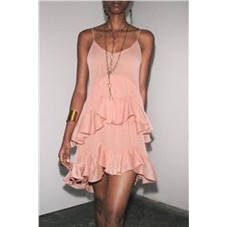 ZW COLLECTION SHORT RUFFLE DRESS